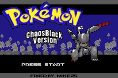Pokemon Chaos Black