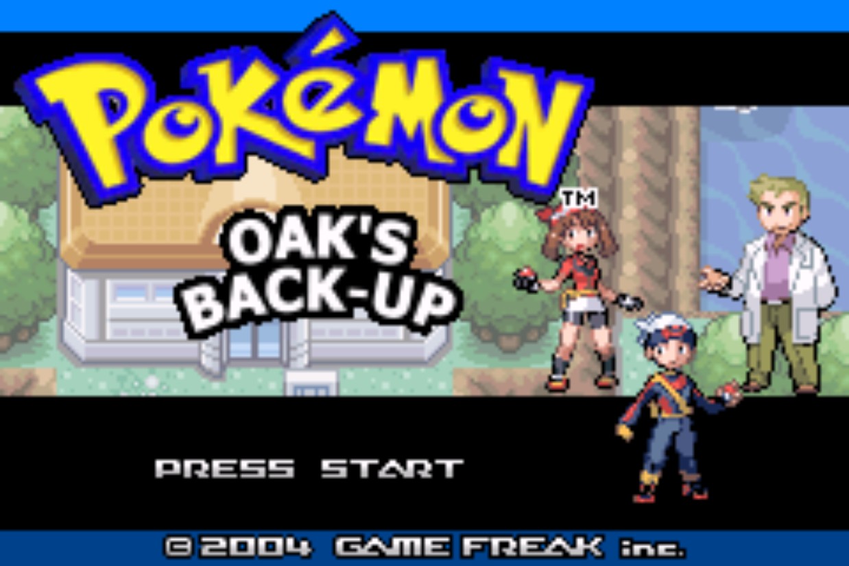 Pokemon Professor Oak's Back Up