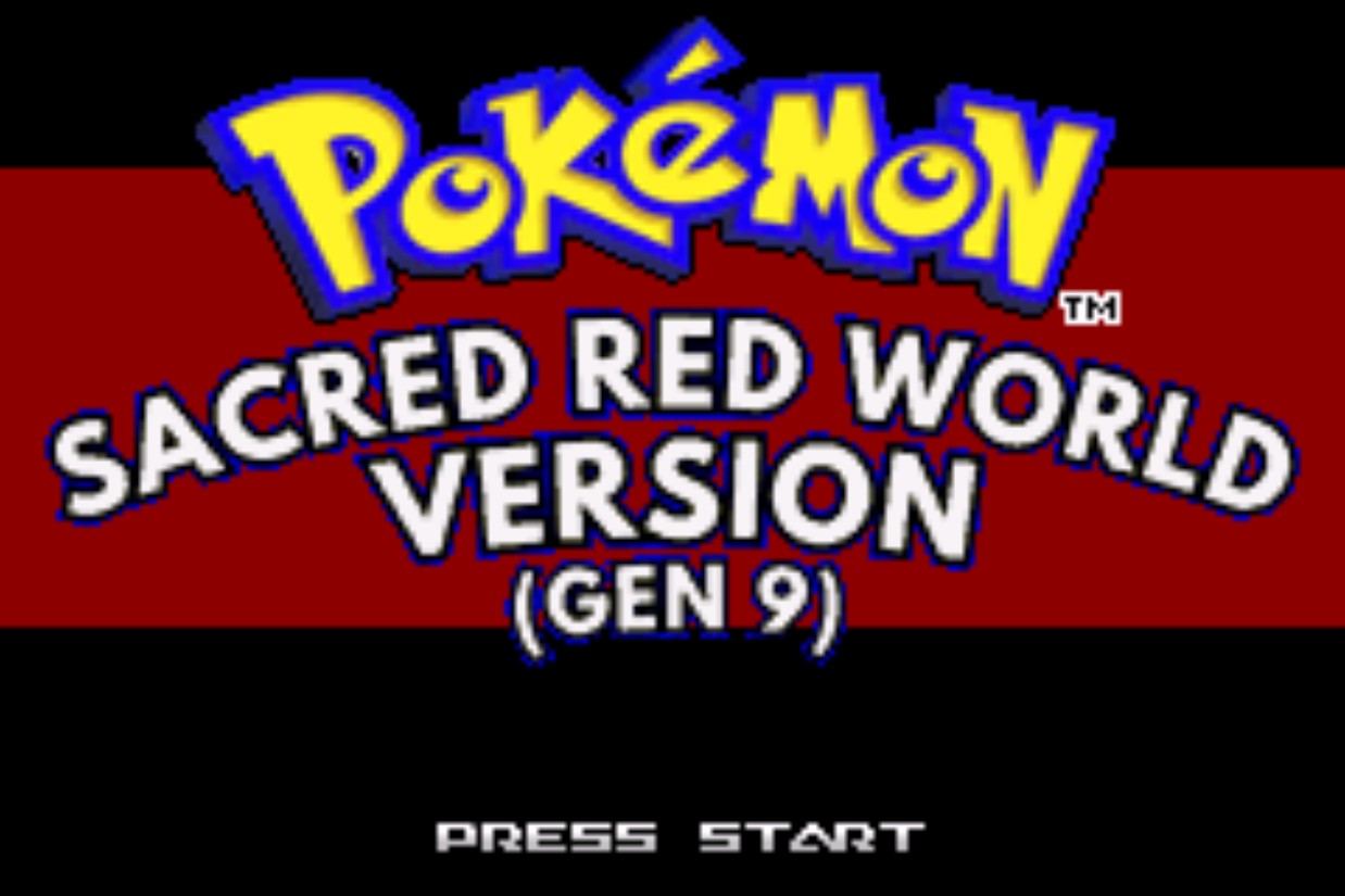 Pokemon Sacred Red World