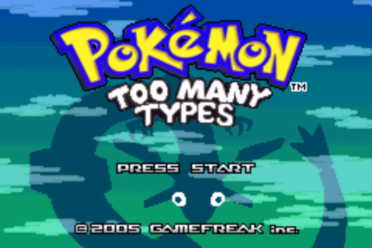 Pokemon Too Many Types